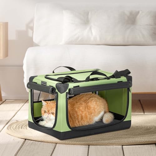 Petsfit caixa para gatos - leve de 20 polegadas, fácil configuração, caixa para cães portátil resist