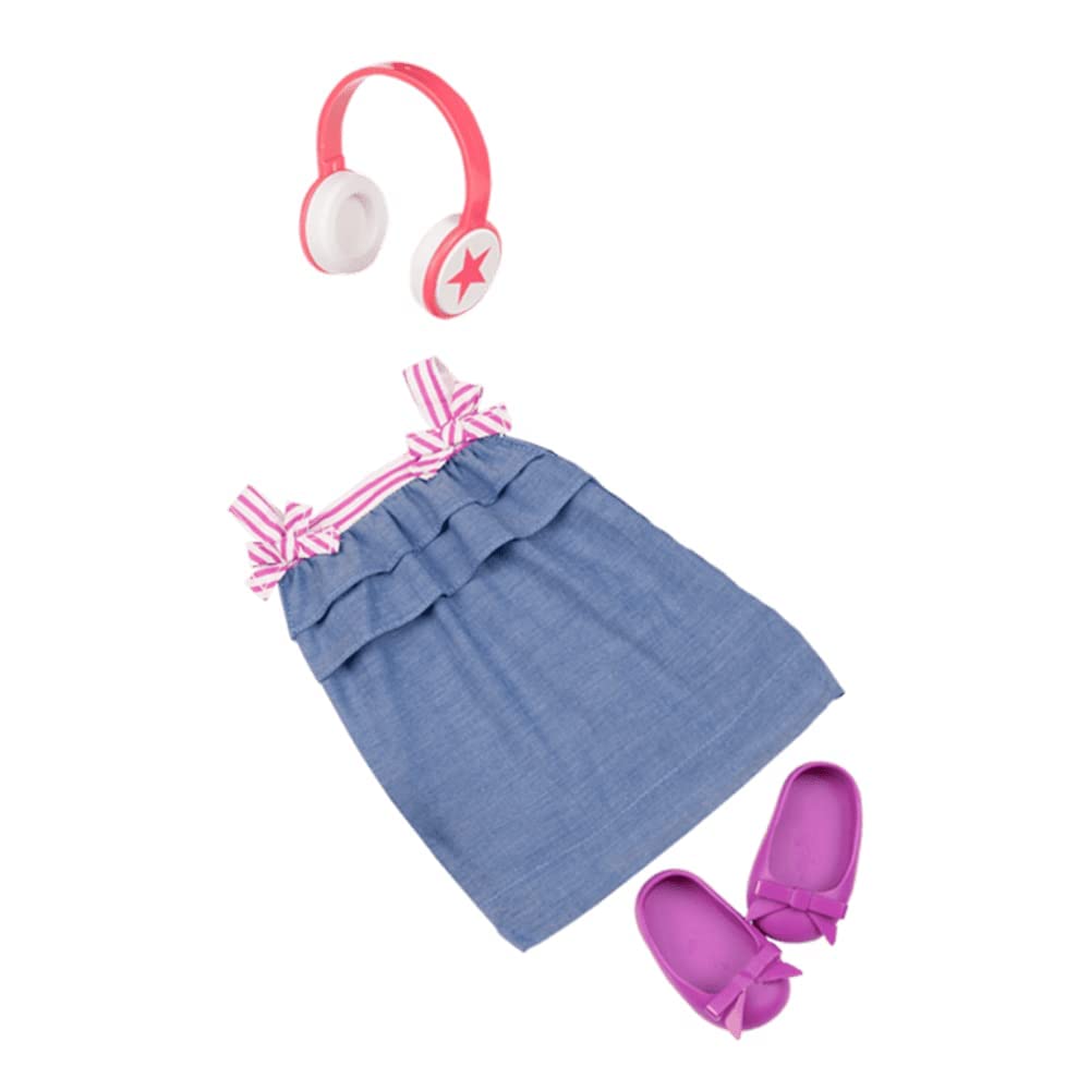 Our Generation 44278 - Layla OG Puppe mit Partyoutfit B, 46 cm