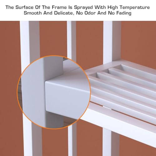 Étagère en métal pour fleurs pour optimiser les petits espaces verts