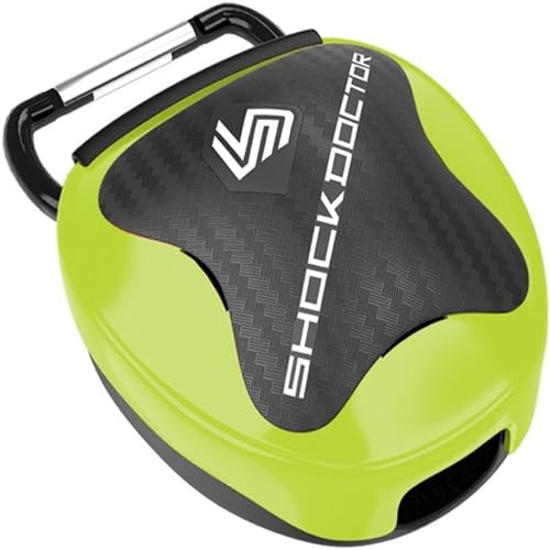 Shock Doctor Mouth Guard Case, Ventilated, Universal Storage for Mouthguard, Adult & Youth Sizes