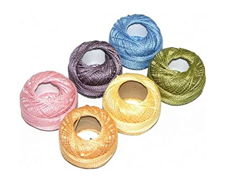 Image of Presencia Finca Perle Cotton ~ Size #5 ~ Thread Sampler Pack for Sewing, Embroidery, and Quilting (02 - Monet)