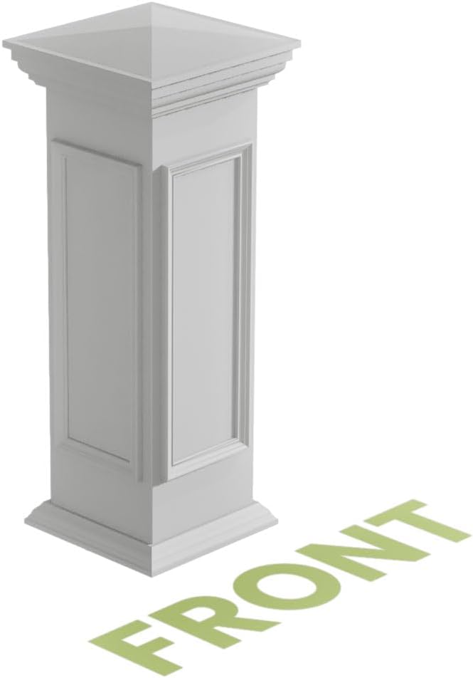 Ekena Millwork NWL12X40EPP0B0 Newel Posts, White