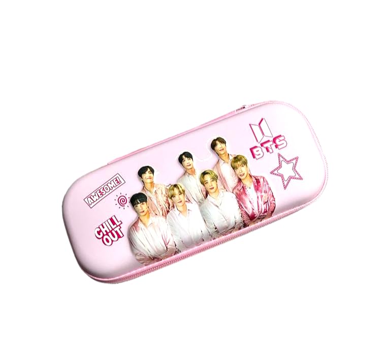 Prezzie Villa® Small BTS Embossed Pencil Box Cute 3D Kpop Pencil Case Hardtop EVA Pencil Case Pouch Organizer for Girls Boys Kids Random Color Sent (B0CP3R48MR) Amazon Price History, Amazon Price Tracker