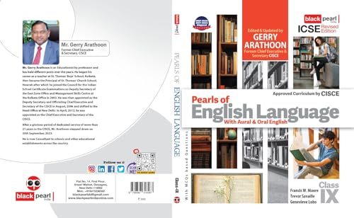 Image of ICSE The Pearls Of English Language Class IX | Revised Edition 2025 | With Oral & Aural | MCQS.