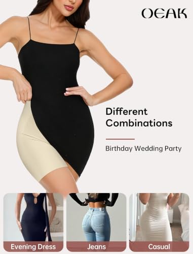 Image of OEAK Womens Tummy Control Shapewear Seamless Girdle High Waisted Shapewear