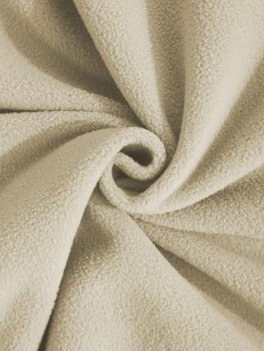 ZAFUL Embroidery Polar Fleece Sweatshirt for Men Half Zip Long Sleeve Letter Lightweight Hoodie Casual Winter Wear4