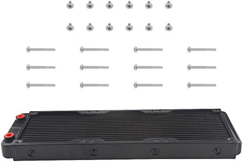 BXQINLENX 18 Pipe Aluminum Heat Exchanger Radiator for PC CPU CO2 Laser Water Cool System Computer 360mm(B)