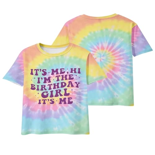 Image of Outofgas Birthday Girl Shirts Its Me Hi Im The Birthday Girl Graphic Party Outfit 4-12 Years