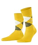 Burlington Herren Manchester Biologische Baumwolle Gemustert 1 Paar Socken, Gelb (Buttercup 1641), 40-46