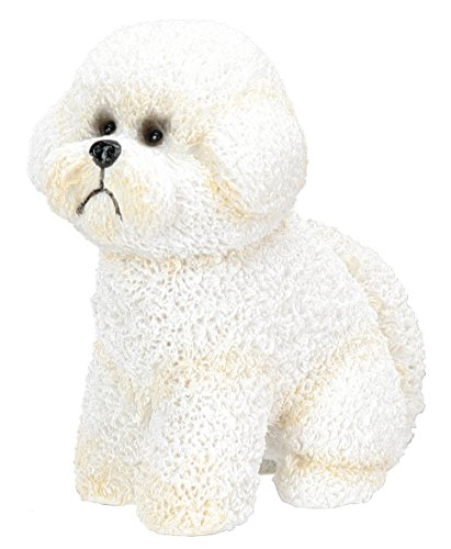 YTC Bichon Frise Dog - Collectible Figurine Statue Figure Sculpture Puppy