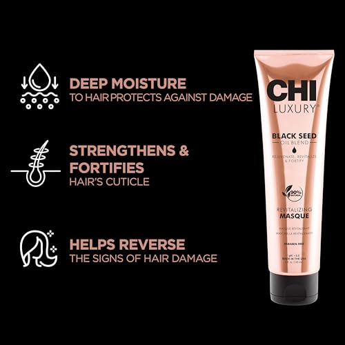CHI Luxury Black Seed Oil Revitalizing Masque, 5 Oz - image 2