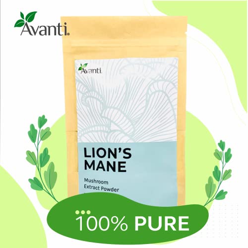 Laboratorio Avanti 100% Lion's Mane Mushroom Extract Powder, 3,52 Oz, Pure, Free Of Additives, 3.52 Ounce #TOP2