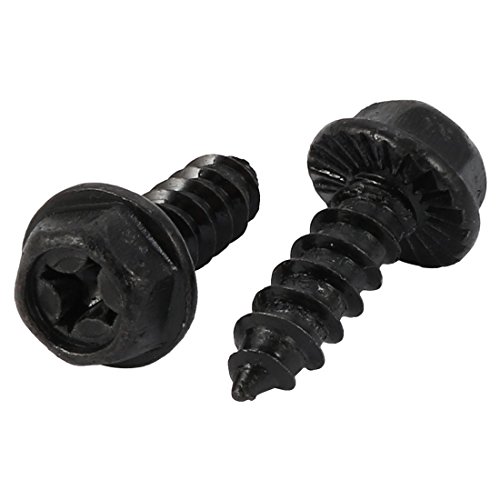 Tornillo autoperforante hexagonal M6x20 mm zinc 4 pcs miniatura 2