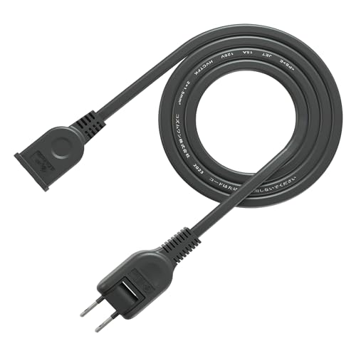 延長コード 0.1m~10m 1個口 ブラック 10cm~10m 15A 1500W 耐トラッキング 二重被覆 絶縁キャップ ACアダプター すっきり接続 コンセント ちょっとコード ソフト 電源コード 延長ケーブル 連結可 電源ケーブル 電源プラグ おしゃれ 業務用 作業用 (1本セット 1m)
