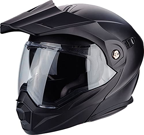 Casque Scorpion ADX 1 Solid Noir mat XS : performance et finitions soignées