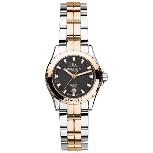Preisvergleich Produktbild Michel Herbelin Unisex Erwachsene Analog Uhr mit Edelstahl Armband 12870 / BTR14