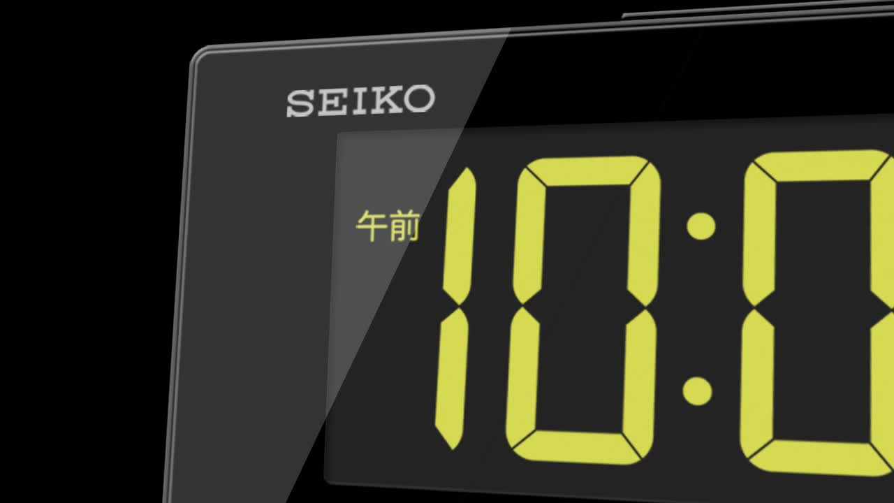 Amazon Co Jp セイコークロック 置き時計 01 黒 本体サイズ 7 3 22 2 4 4cm 電波 デジタル 交流式 カラー液晶 シリーズc3 値札なし 406k ホーム キッチン