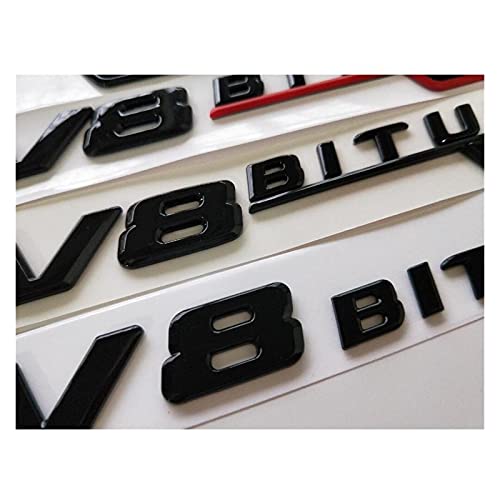 HUAYU Lettere Black Gloss Adatta per Mercedes Benz...