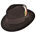 Jaxon C-Crown Fedora-Crushable (Medium, Brown)