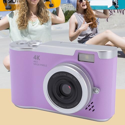 Cámara digital compacta 4K 48MP zoom 18x autofocus pantalla 2.4" miniatura 5