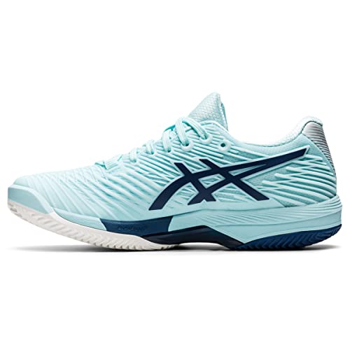 ASICS Solution Speed FF 2 Clay Tennis Shoes for Women - PU-Applied Upper - Supreme Bounce Clear Blue/Light Indigo 7.5 B - Medium4