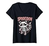 Photo Gallery donna scheletro procione spettrale halloween maglietta con collo a v Photo Gallery donna scheletro procione spettrale halloween maglietta con collo a v