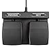 ECS PowerPoint Double Foot Pedal, USB Computer Page Turner, Hands-Free Slide Turning Control Equipment, Plug and Play, 8ft Cable