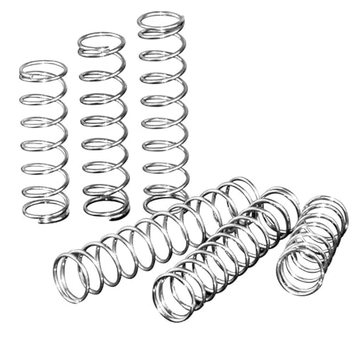 Resorte de compresión de acero inoxidable 1x9 mm y 25mm de longitud para bricolaje y mecánica 2