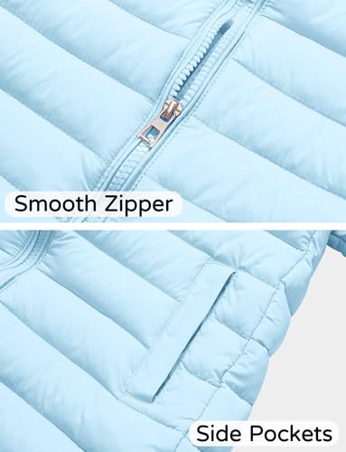 Happy Cherry Boy Girl Down Jacket Windproof Snowsuit Long Sleeve Thick Outwear Overcoat with Hood for Winter Hiking Skiing4