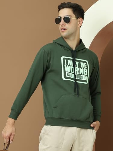 Image of Mack Jonney Regular Fit Printed Hoodie for Men-MACK639765