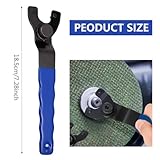 JOYVOX Universal Adjustable Pin Wrench - Angle Grinder Spanner Key with Durable Non-Slip Handle - Compatible with Various Angle Grinders - Image 2