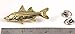 Snook, Fish Pin, Gold Plated, 2”, SG027, Common Snook, Lapel, Hat, Pins, Brooch, Jewelry, Gift, 100% Handmade in the USA, Over 200 Fish Designs Available.