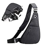 Die perfekte Umhängetasche: Diese Herren-Umhängetasche hat ein kompaktes Design mit Riemen über den Schultergurttaschen, ideal für Reisen, Outdoor, zum Aufbewahren von flachen Wertsachen wie Tablets, Handys, Geldbörsen, Pässe, Ausweise, Bargeld, Powerbank, Kopfhörer , etc.