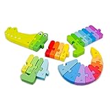 New Classic Toys - Alphabet Puzzle - Krokodil