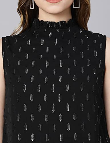 Image of oxolloxo Shine Lara Lurex Print Color Women Linned top