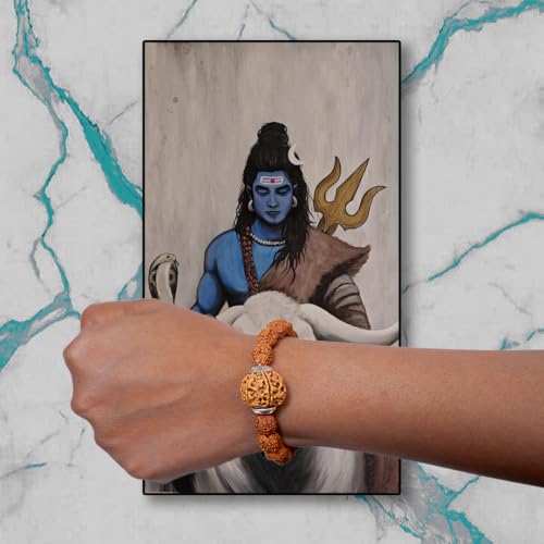 Image of 7 Mukhi Rudraksha Bracelet for Men and Women | Lakshmi Bracelet | Original Lab Certified Nepal Rudraksha Educating People About Rudraksha for Over 20 Years