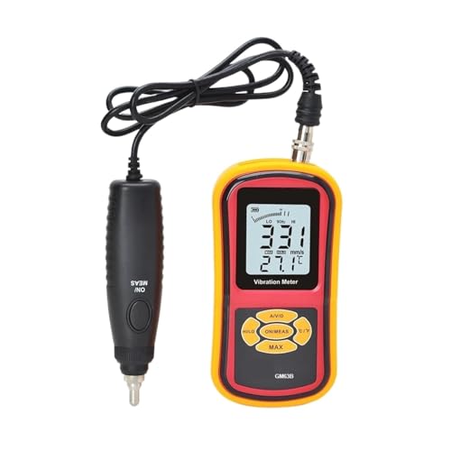 VitalisWorks Handheld Vibration Meter, Portable Handheld Mini Vibration Tester, with LCD Backlight Function, Visually Display Measurement Value, for Mechanical Watches/Motors/Fans/Bearings