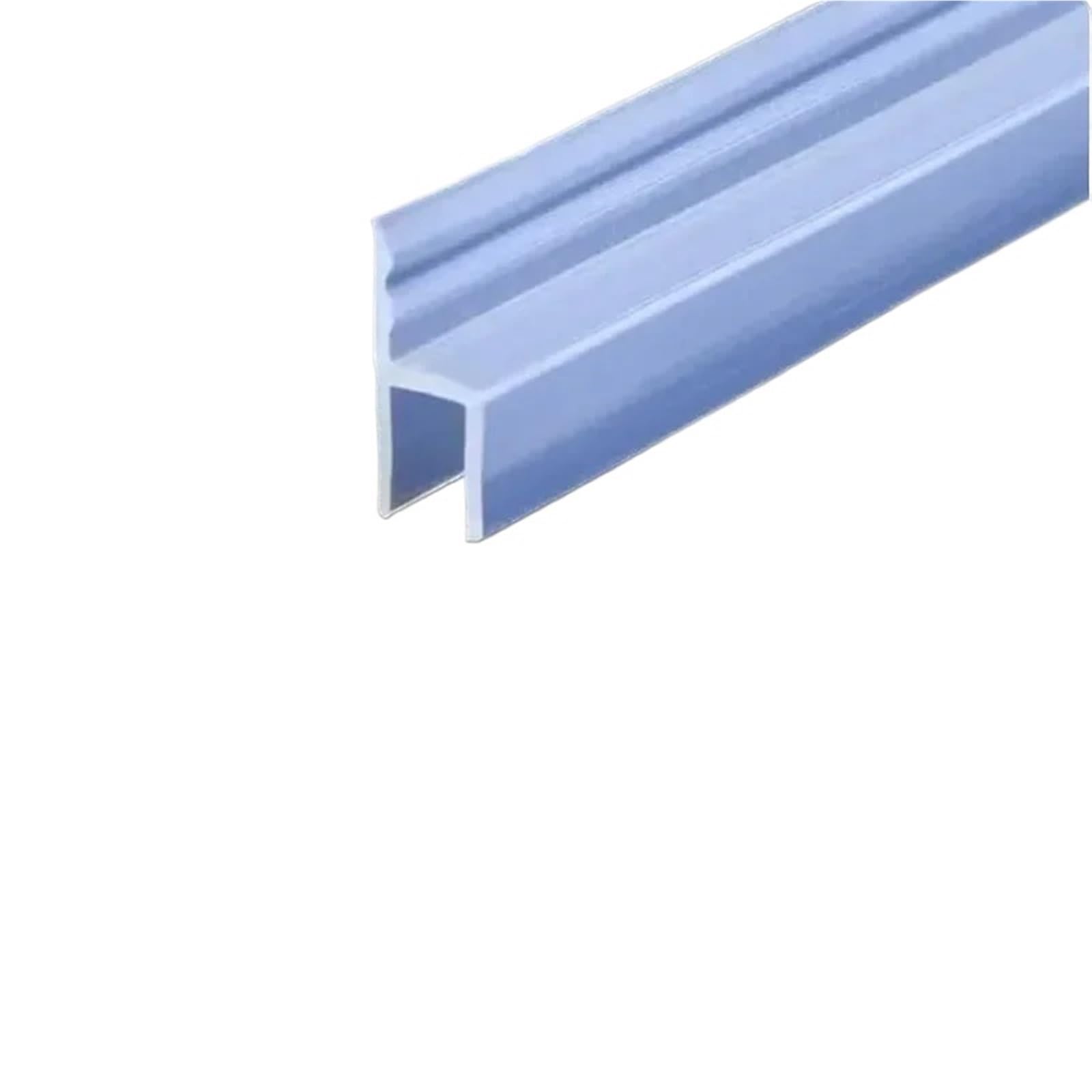 AMZBNEIDI Shower Seal Magnetic Strips, Bathroom Shower Glass Door Seal Strip 5m F U H Corner 6-12mm Silicone Rubber(10mm,H-type)