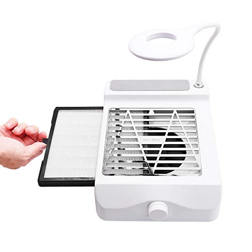 Powerful Nail Dust Collector Nail New Upgraded Salon Expert nail Machine Vacuum Cleaner-Nail Dust Collector Nail Filter Nail Art Suction (6)