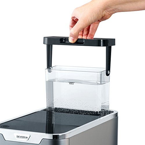 Severin KA 8090 Superautomática con Molinillo integrado, Modo Eco, 1350 W, Gris-metalizado/negro - Imagen 6