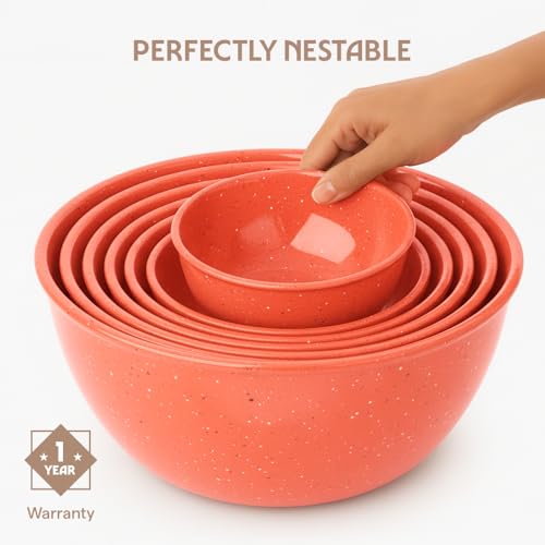Image of Borosil 2.8 L Kube Pink Serving & Mixing Bowl | Made in India Borosilicate Glass Bowl for Kitchen & Dinning | Bowl for Mixing Dough, Salad, Batter | Microwave & Dishwasher Safe