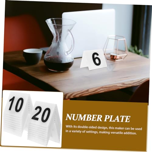 Numéros de table en acrylique pour mariages et fêtes élégantes | Accessoires de réception V - 2