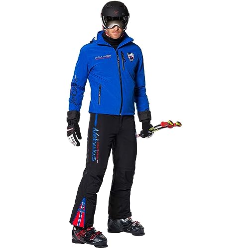 Nebulus Downforce - Pantaloni da sci da uomo, nero...