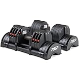 Rep Fitness Quickdraw - Mancuernas ajustables, 5-50 y 5-60 libras (5-60 libras)