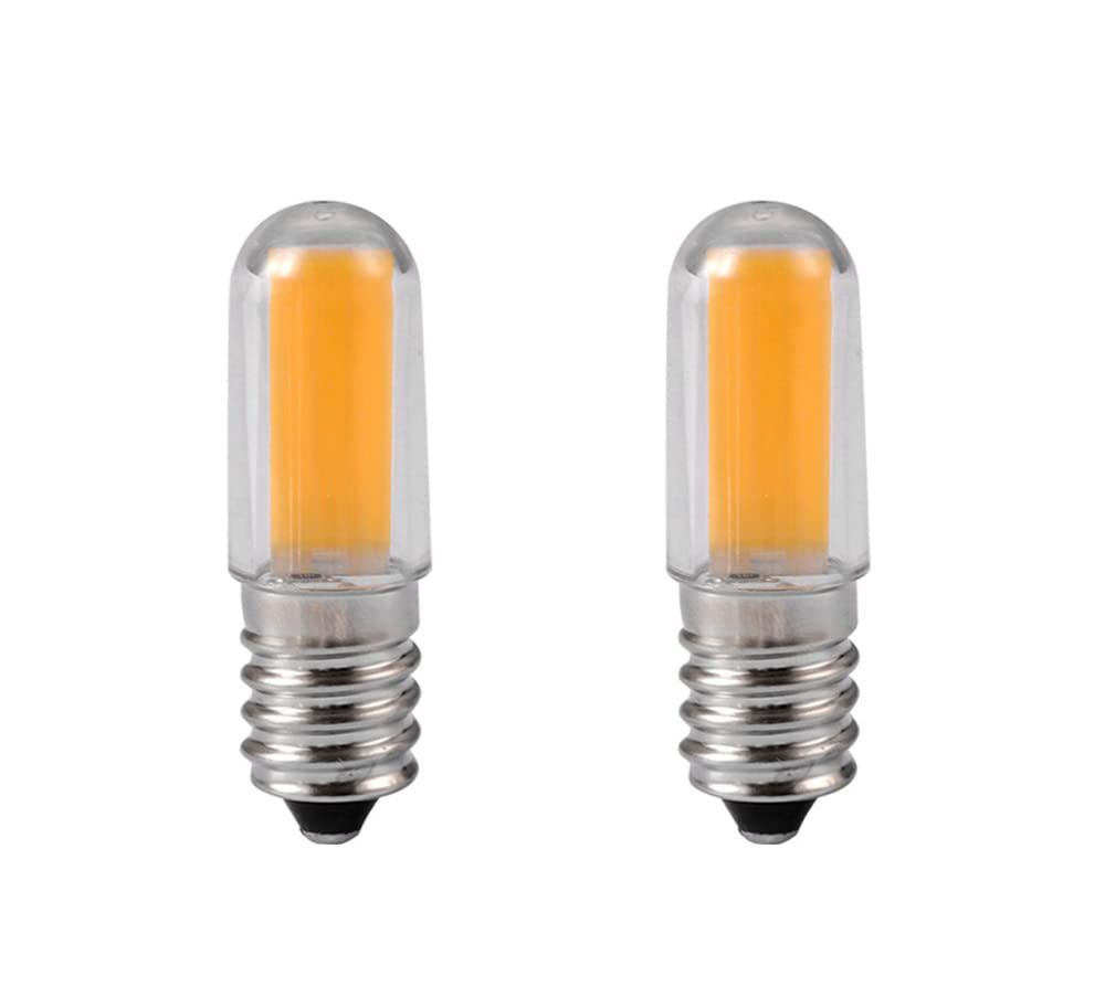 2x Luxvista E14 LED Glühbirnen – 2W, Dimmbar, Ultra Warmweiß 2200K, Bernstein Glas, 150 Lumen