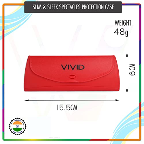 Image of VIVID Vision Unisex Adult Lightweight Eyewear Specs Case Cover | Protect Eye Glasses | Chashma Dibbi | Sunglass Box
