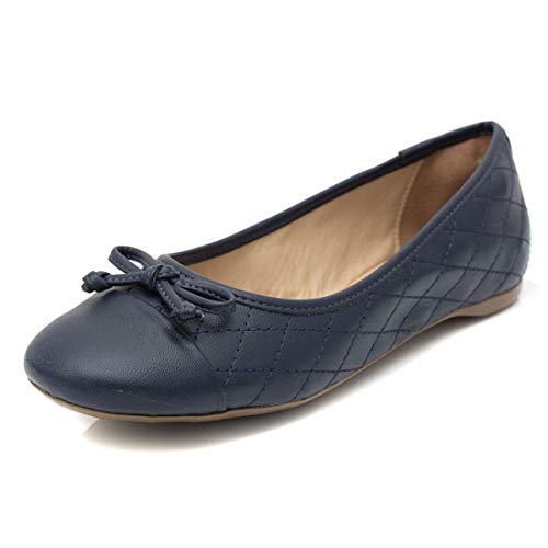 Sapatilha Matelassê Pattini com Laço Marinho Azul Marinho 37