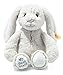 Steiff 242076 Soft Cuddly Friends My first Hoppie Hase - 26 cm - Kuscheltier für Babys - creme, weiß, 169 g