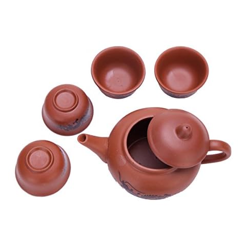 THY COLLECTIBLES Purple Clay Tea Set Cover