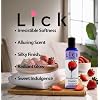 LICK Chocolate Covered Strawberry Indulgent Scented Body Oil Absorbent Daily Hydration with Almond Oil & Vitamin E 4 oz